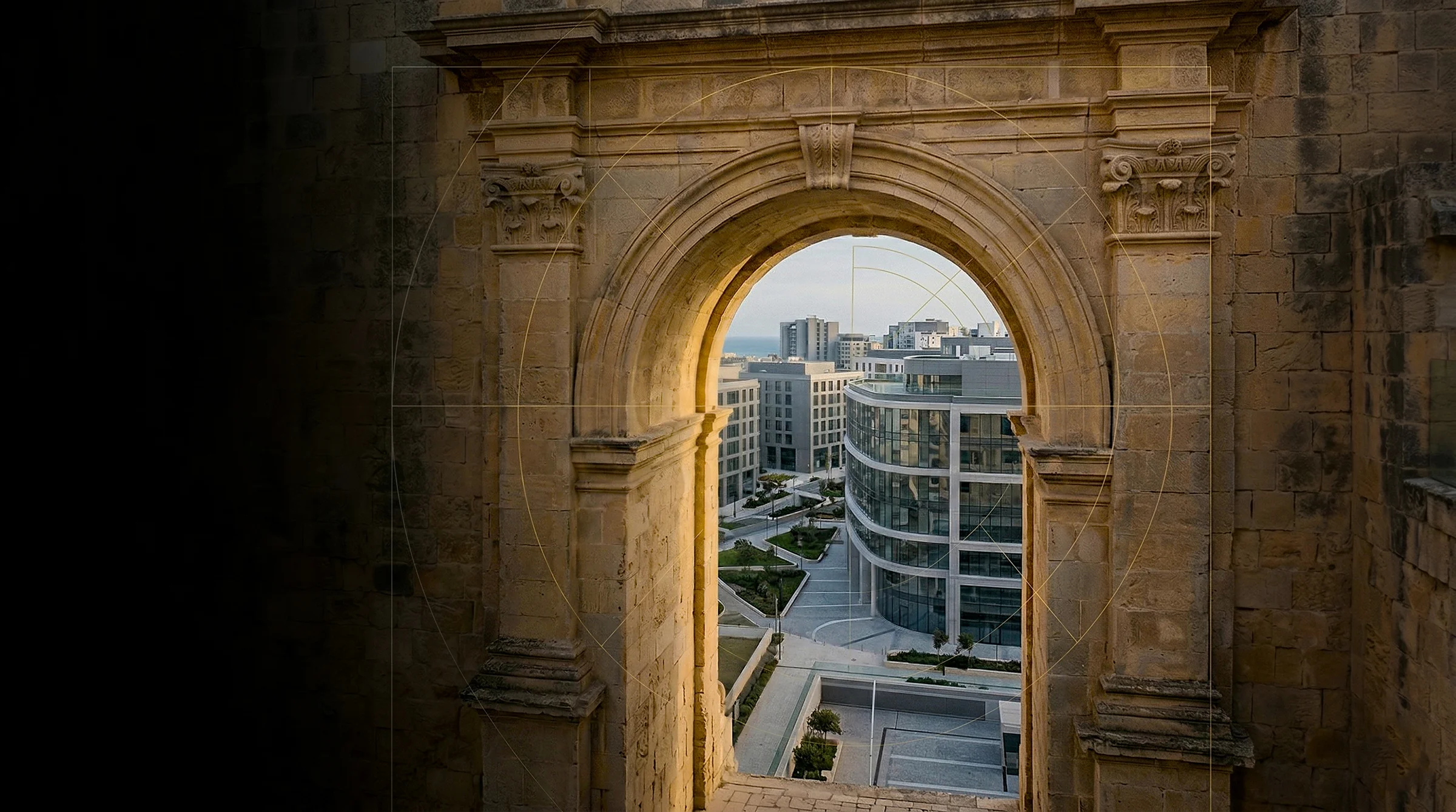 Malta landscape and sports infrastructure